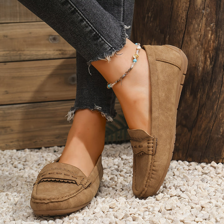 CORVANI | MOCASSINS FESTONNÉS EFFET DAIM PERRINE FEMME