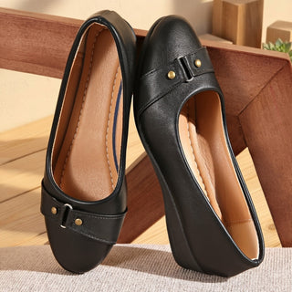 CORVANI | BALLERINES COMPENSÉES CONFORT AMARANTE FEMME