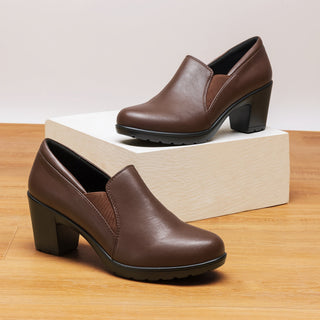 CORVANI | MOCASSINS CONFORT À TALON BLOC CLAUDINE FEMME