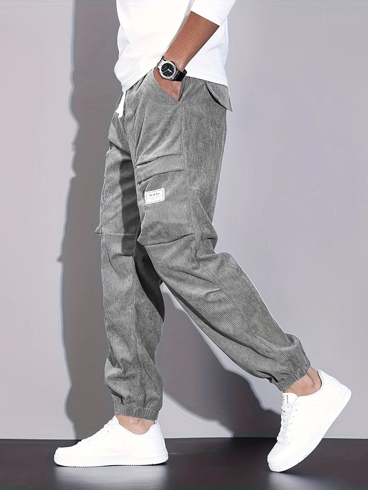 CORVANI | PANTALON CARGO EN VELOURS CÔTELÉ MÉDARD HOMME