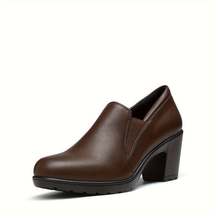 CORVANI | MOCASSINS CONFORT À TALON BLOC CLAUDINE FEMME