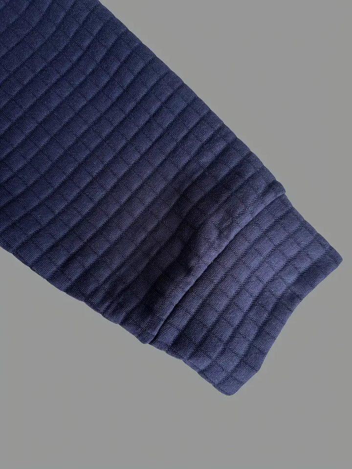 CORVANI | POLO TEXTURÉ À MANCHES LONGUES JÉRÔME HOMME