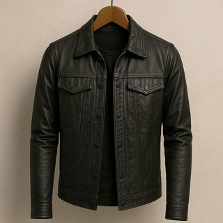 CORVANI | VESTE RIDER EN CUIR RAPHAËL HOMME