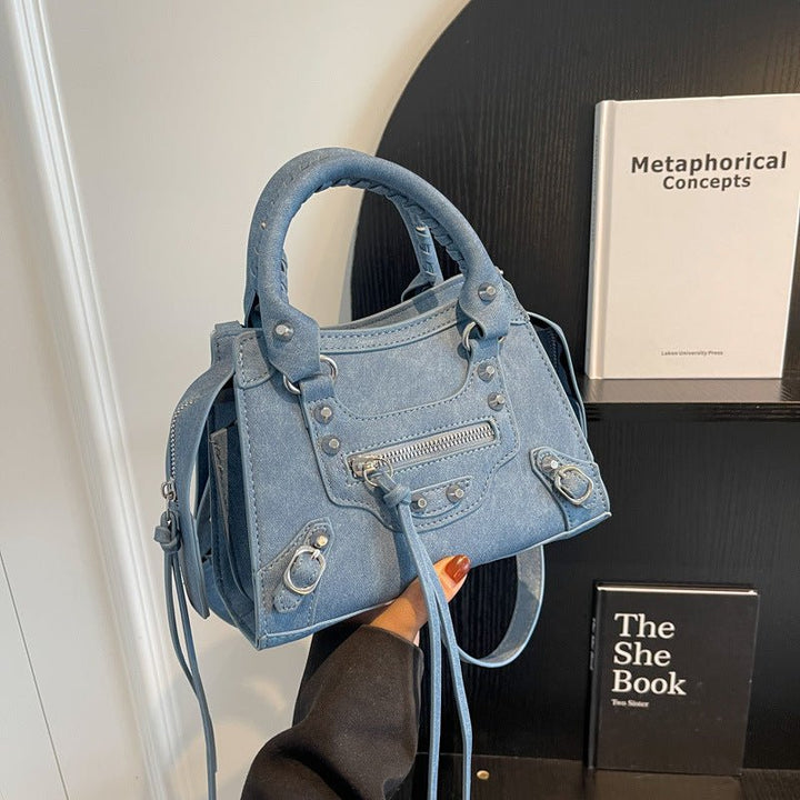 CORVANI | SAC EN DENIM AZURINE FEMME
