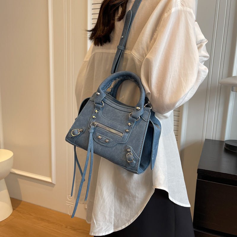 CORVANI | SAC EN DENIM AZURINE FEMME