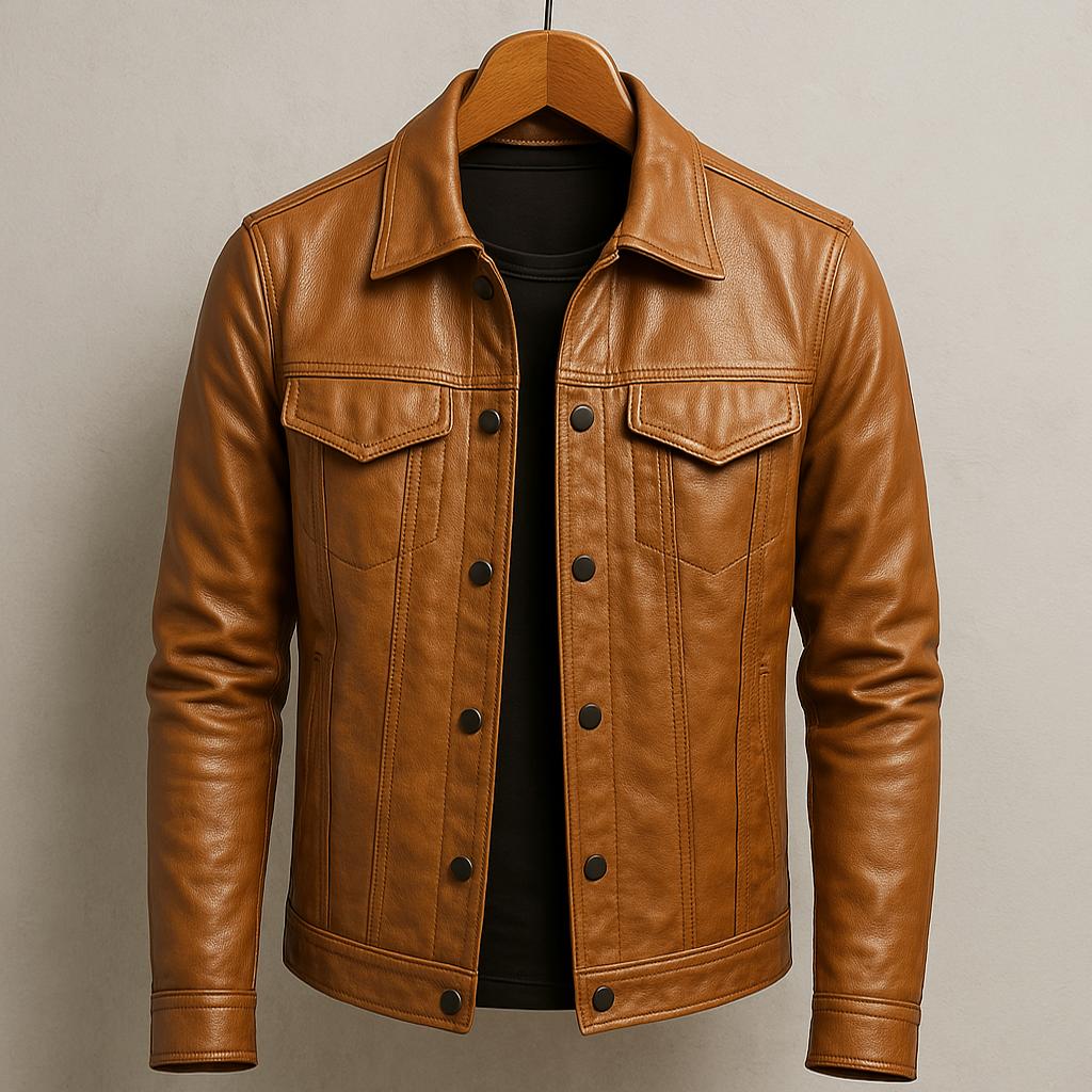 CORVANI | VESTE RIDER EN CUIR RAPHAËL HOMME
