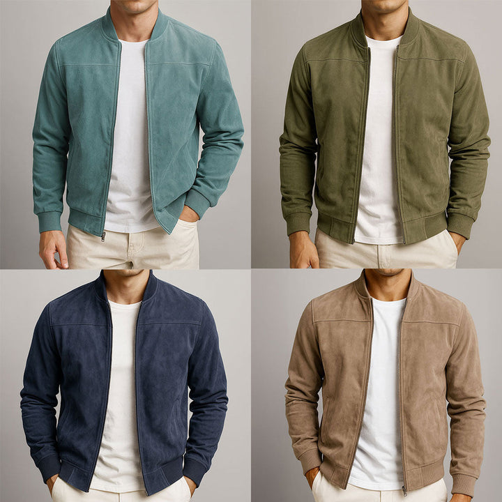 CORVANI | BOMBER EFFET DAIM ROMAIN HOMME
