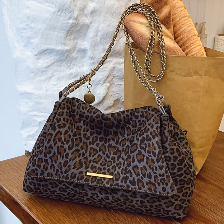CORVANI | SAC LÉOPARD À BANDOULIÈRE VÉNÉTIA FEMME