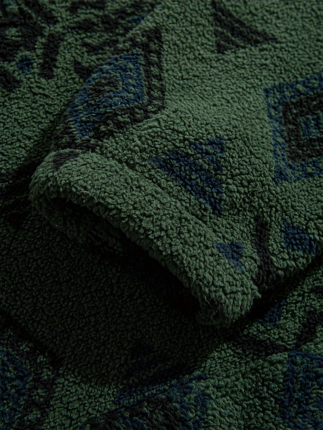 CORVANI | SWEAT DEMI-ZIP À MOTIF ETHNIQUE SANDRO HOMME