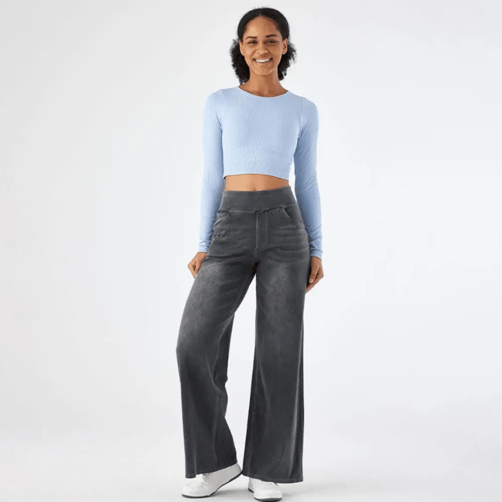 CORVANI | PANTALON CONFORT À TAILLE ÉLASTIQUE ÉVELYNE FEMME