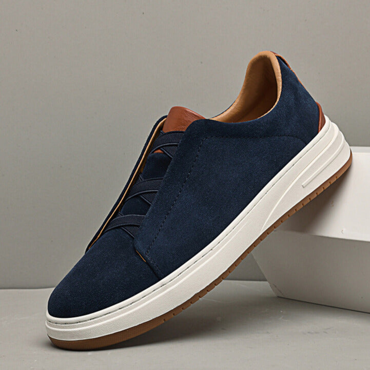 CORVANI | CHAUSSURES SLIP-ON EN DAIM ANSELME HOMME