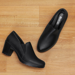 CORVANI | MOCASSINS CONFORT À TALON BLOC CLAUDINE FEMME