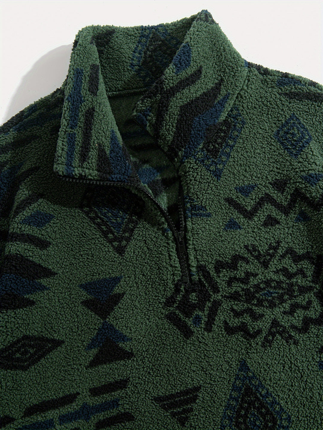 CORVANI | SWEAT DEMI-ZIP À MOTIF ETHNIQUE SANDRO HOMME
