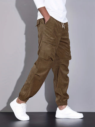 CORVANI | PANTALON CARGO EN VELOURS CÔTELÉ MÉDARD HOMME