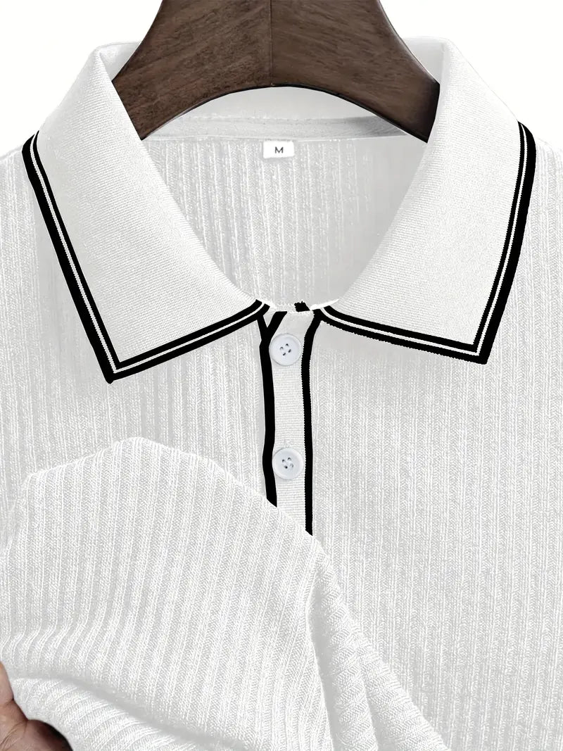 CORVANI | POLO STRUCTURÉ VALENTIN HOMME