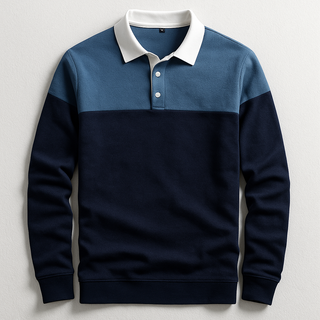 CORVANI | POLO DE LUXE À MANCHES LONGUES HADRIEN HOMME