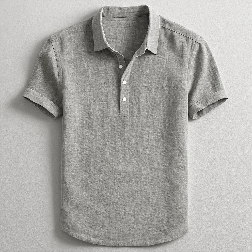 CORVANI | POLO EN LIN ISIDORE HOMME