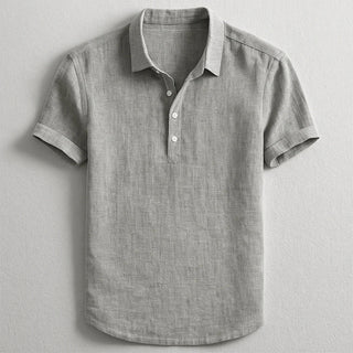 CORVANI | POLO EN LIN ISIDORE HOMME