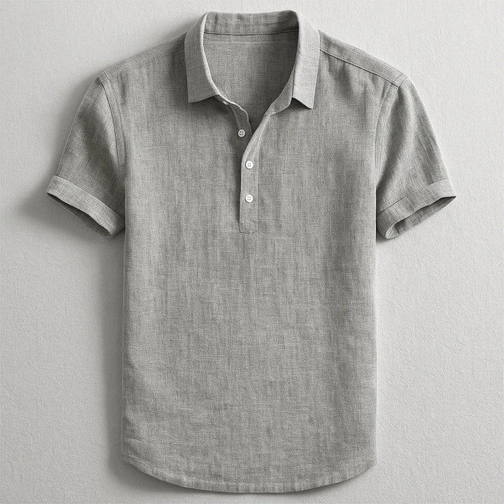 CORVANI | POLO EN LIN ISIDORE HOMME