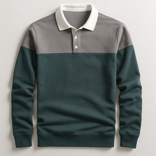 CORVANI | POLO DE LUXE À MANCHES LONGUES HADRIEN HOMME