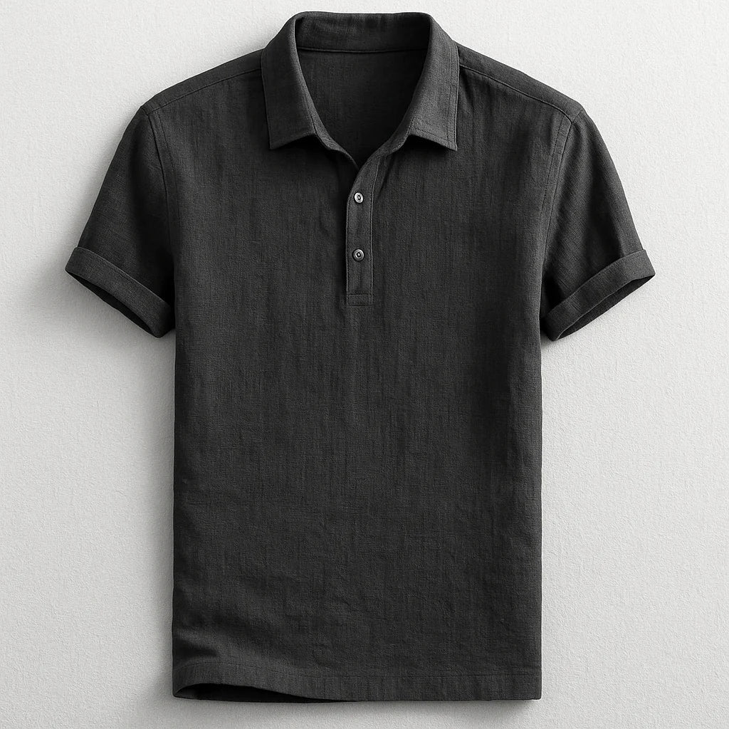 CORVANI | POLO EN LIN ISIDORE HOMME