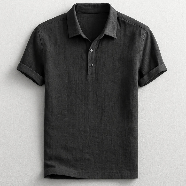CORVANI | POLO EN LIN ISIDORE HOMME
