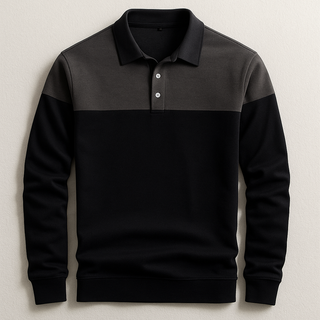 CORVANI | POLO DE LUXE À MANCHES LONGUES HADRIEN HOMME