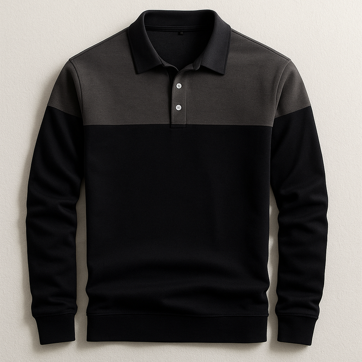 CORVANI | POLO DE LUXE À MANCHES LONGUES HADRIEN HOMME