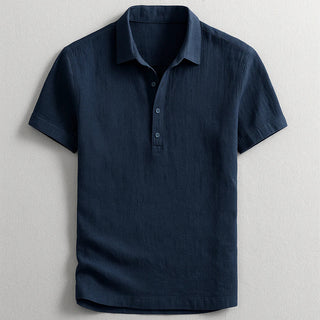 CORVANI | POLO EN LIN ISIDORE HOMME
