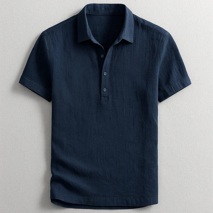 CORVANI | POLO EN LIN ISIDORE HOMME