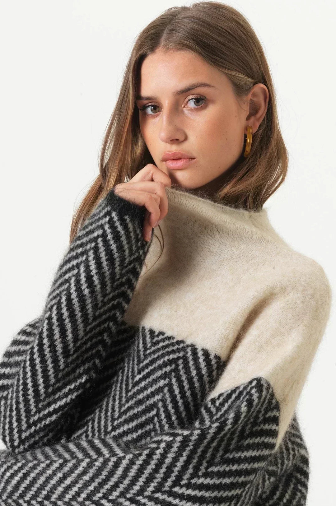 CORVANI | PULL COL ROULÉ MARILOU FEMME