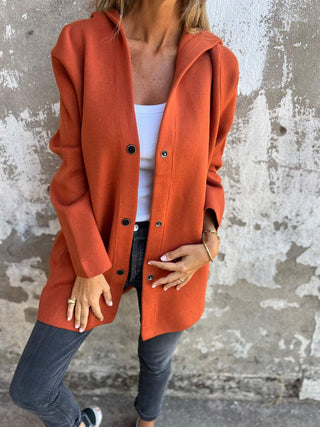CORVANI | GILET LONG À CAPUCHE ÉLÉGANT ÉLISE FEMME