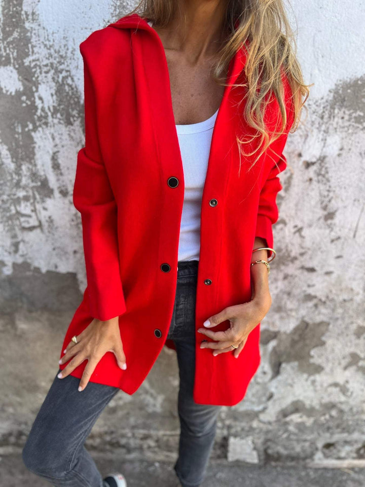 CORVANI | GILET LONG À CAPUCHE ÉLÉGANT ÉLISE FEMME