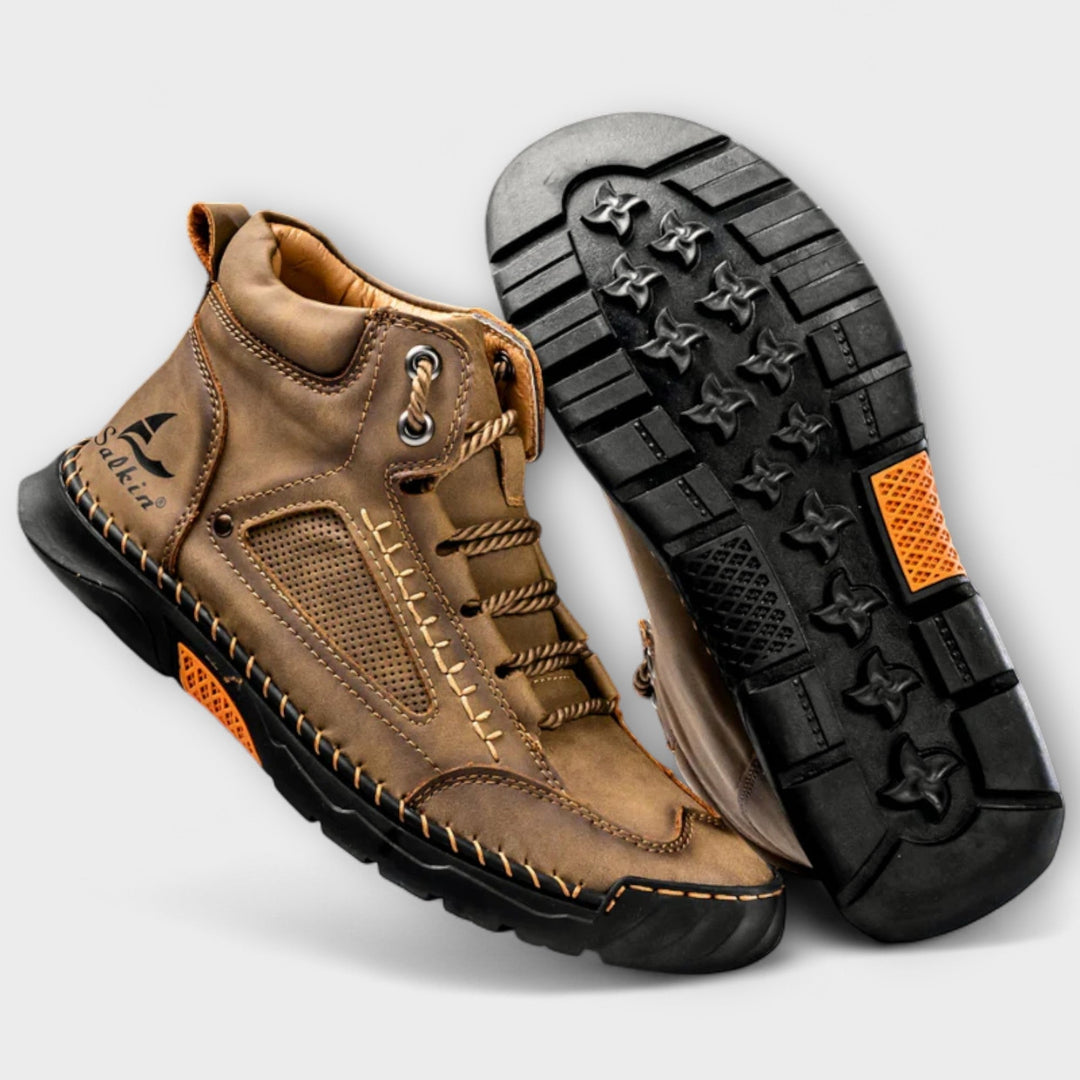CORVANI | BOTTES EN CUIR ÉLÉGANTES SOSTHÈNE HOMME