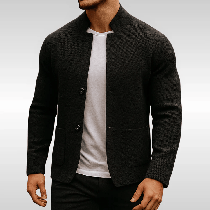 CORVANI | GILET EN MAILLE TEXTURÉE ANATOLE HOMME