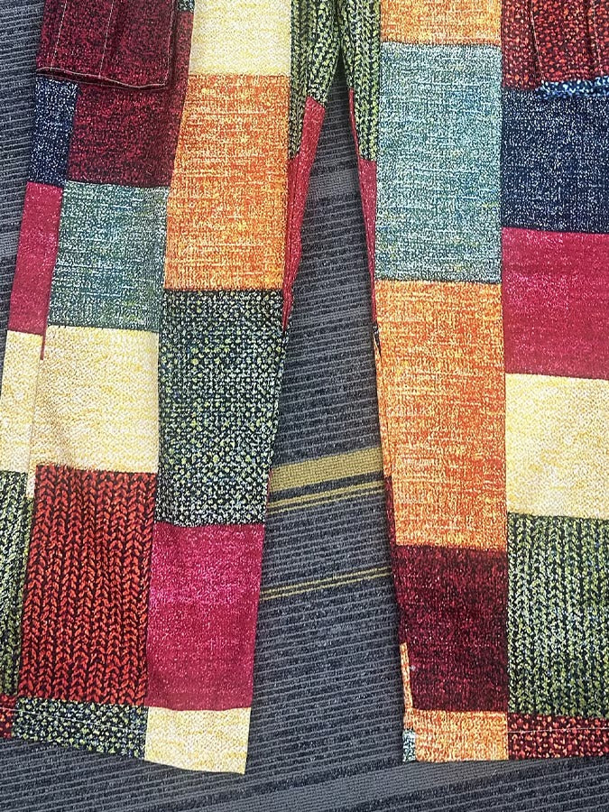 CORVANI | PANTALON CARGO PATCHWORK GÉDÉON HOMME
