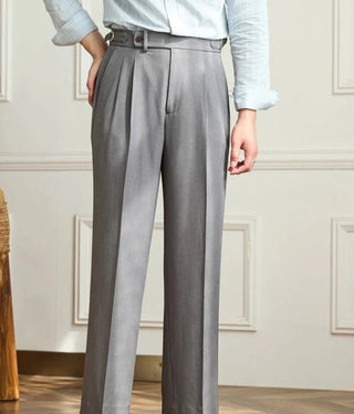 CORVANI | PANTALON FLUIDE TAILLE HAUTE ÉLÉGANT VICTORINE FEMME