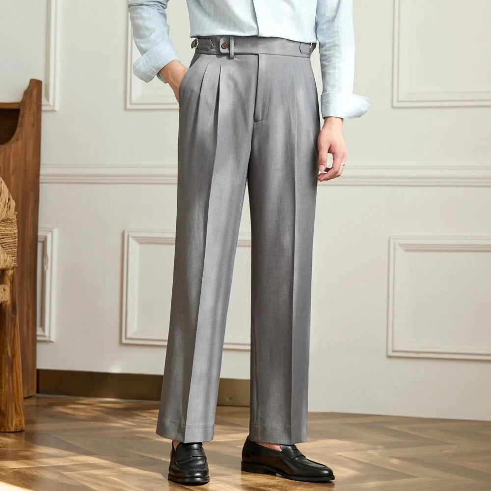 CORVANI | PANTALON FLUIDE TAILLE HAUTE ÉLÉGANT VICTORINE FEMME