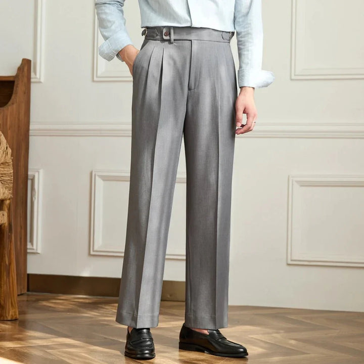 CORVANI | PANTALON FLUIDE TAILLE HAUTE ÉLÉGANT VICTORINE FEMME