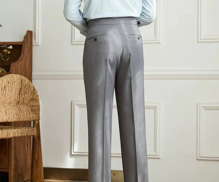 CORVANI | PANTALON FLUIDE TAILLE HAUTE ÉLÉGANT VICTORINE FEMME
