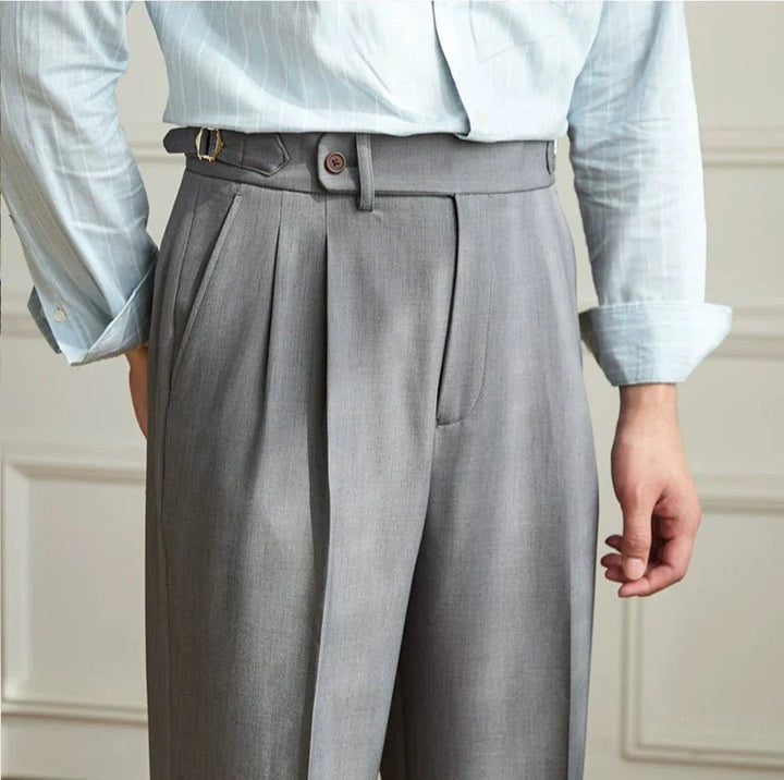CORVANI | PANTALON FLUIDE TAILLE HAUTE ÉLÉGANT VICTORINE FEMME