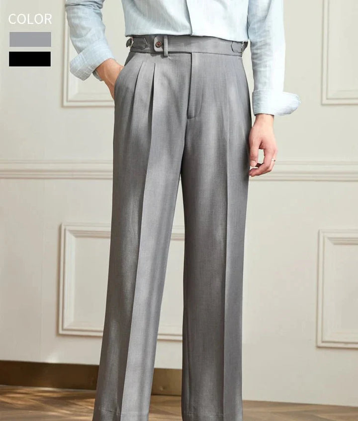 CORVANI | PANTALON FLUIDE TAILLE HAUTE ÉLÉGANT VICTORINE FEMME