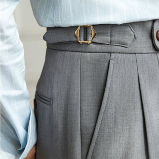 CORVANI | PANTALON FLUIDE TAILLE HAUTE ÉLÉGANT VICTORINE FEMME