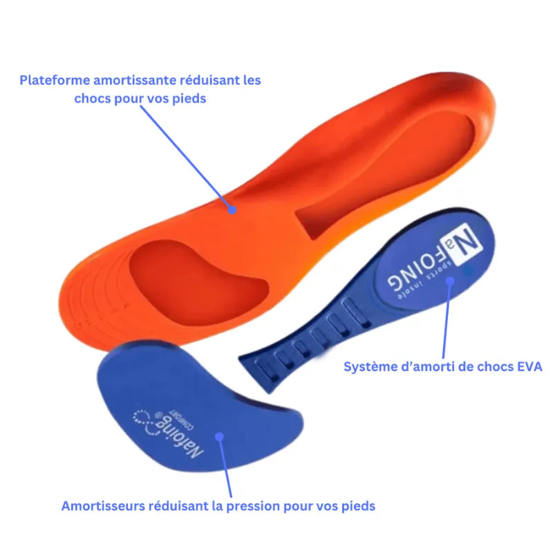 CORVANI | ENSEMBLE DE SEMELLES ERGONOMIQUES DE SOUTIEN MYLÈNE FEMME