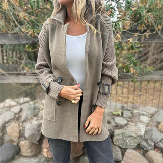 CORVANI | MANTEAU MI-LONG À DOUBLE BOUTONNAGE CAMILLE FEMME