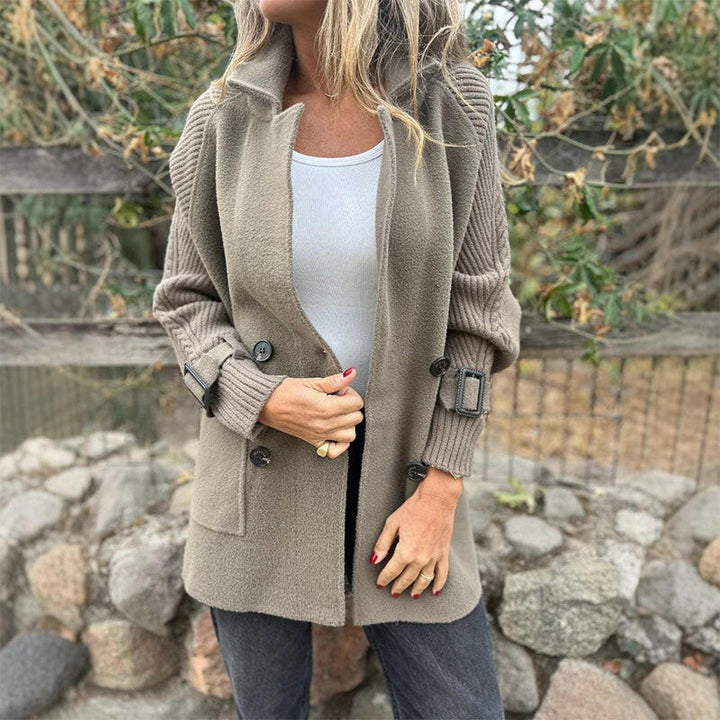 CORVANI | MANTEAU MI-LONG À DOUBLE BOUTONNAGE CAMILLE FEMME