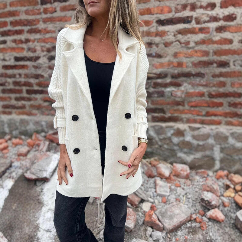 CORVANI | MANTEAU MI-LONG À DOUBLE BOUTONNAGE CAMILLE FEMME
