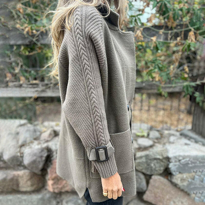 CORVANI | MANTEAU MI-LONG À DOUBLE BOUTONNAGE CAMILLE FEMME