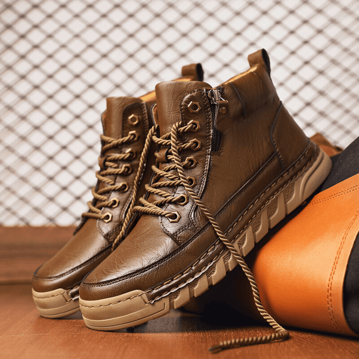 CORVANI | BOTTES EN CUIR VALENTIN HOMME