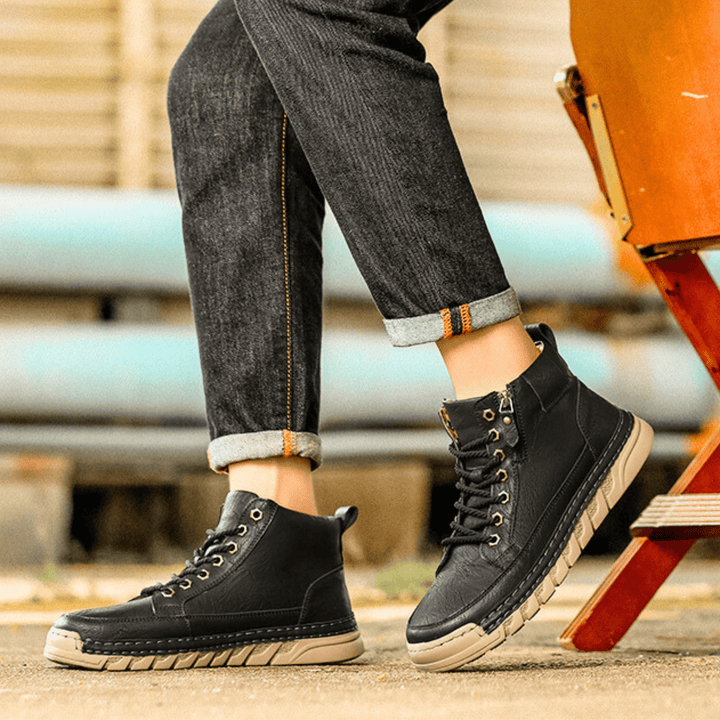 CORVANI | BOTTES EN CUIR VALENTIN HOMME